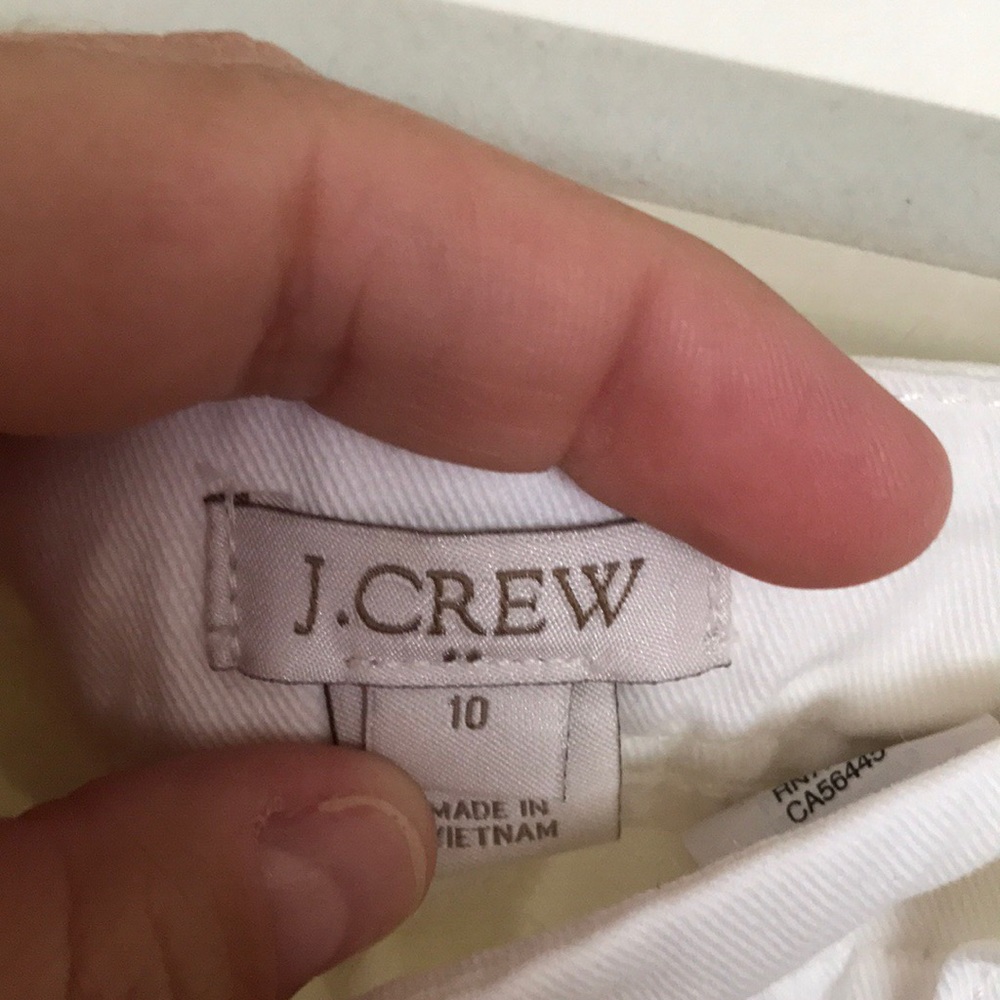 J. Crew Factory White Summer Pant - Picture 2 of 4